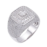 Baguette Moissanite Size 10 Designer Men's Ring